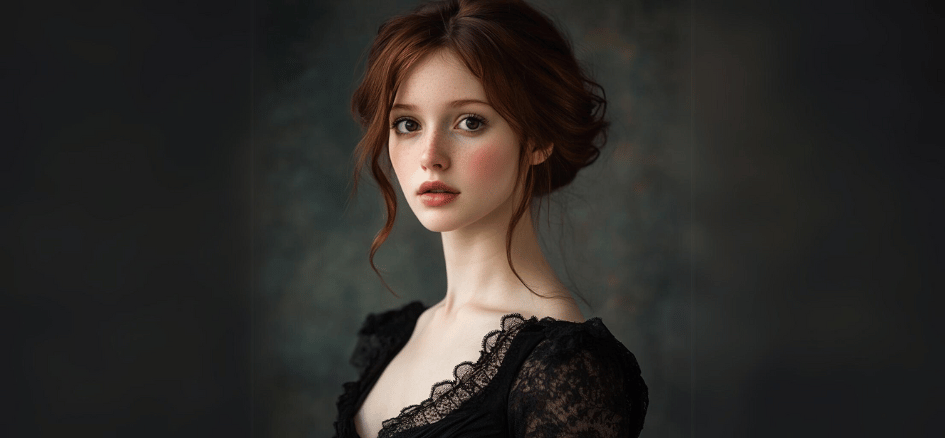 Portrait de Ada Lovelace réalisé avec Midjourney selon un prompt proposé par Character.ai